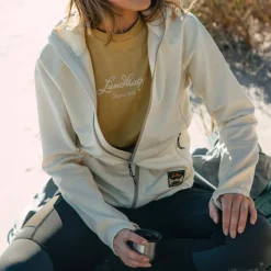 Lundhags Women's Tived Merino Hoodie Chalk White