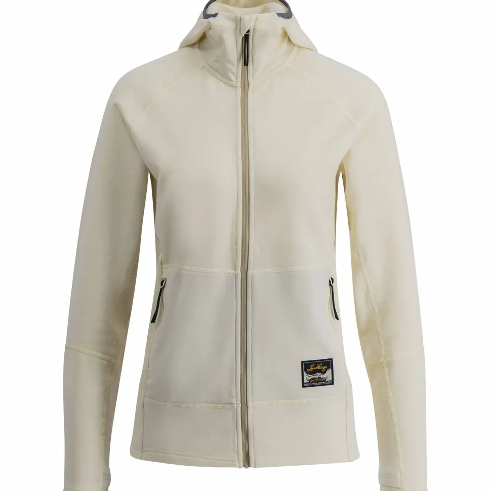 Lundhags Women's Tived Merino Hoodie Chalk White