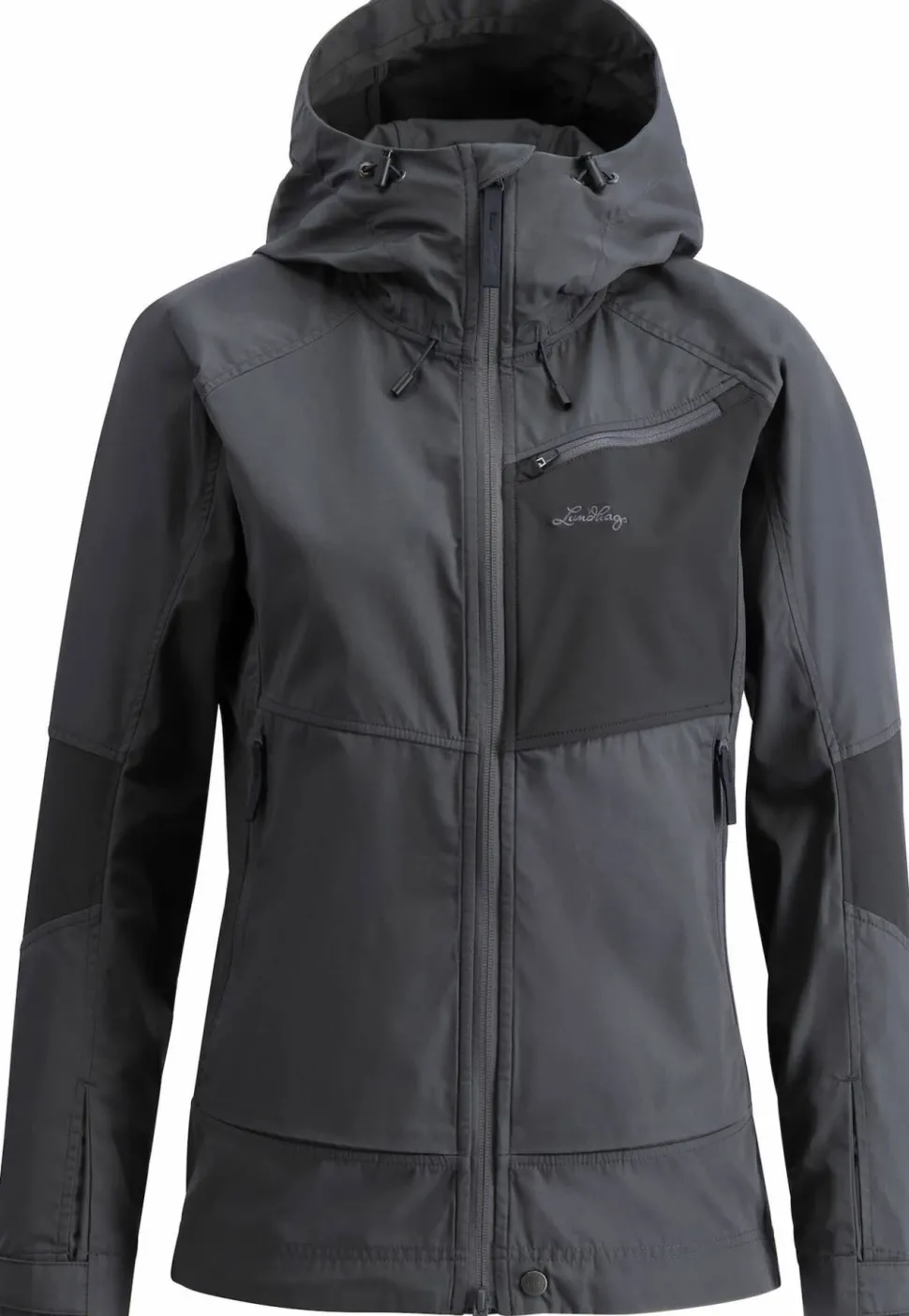 Lundhags Women's Tived Stretch Hybrid Jacket Granite/Charcoal