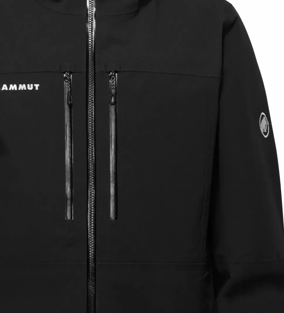 Mammut Men's Stoney Hardshell Hooded Jacket Black
