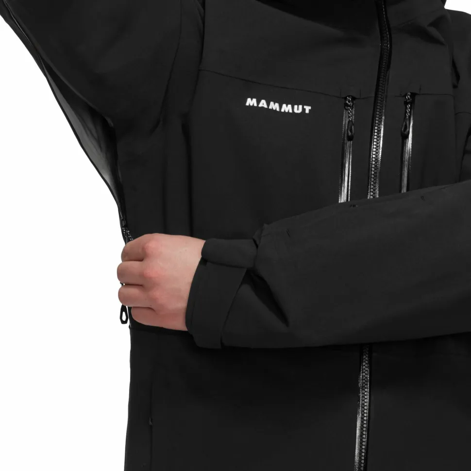 Mammut Men's Stoney Hardshell Hooded Jacket Black