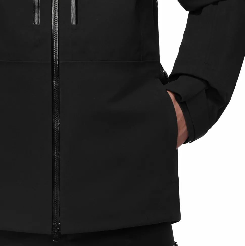 Mammut Men's Stoney Hardshell Hooded Jacket Black