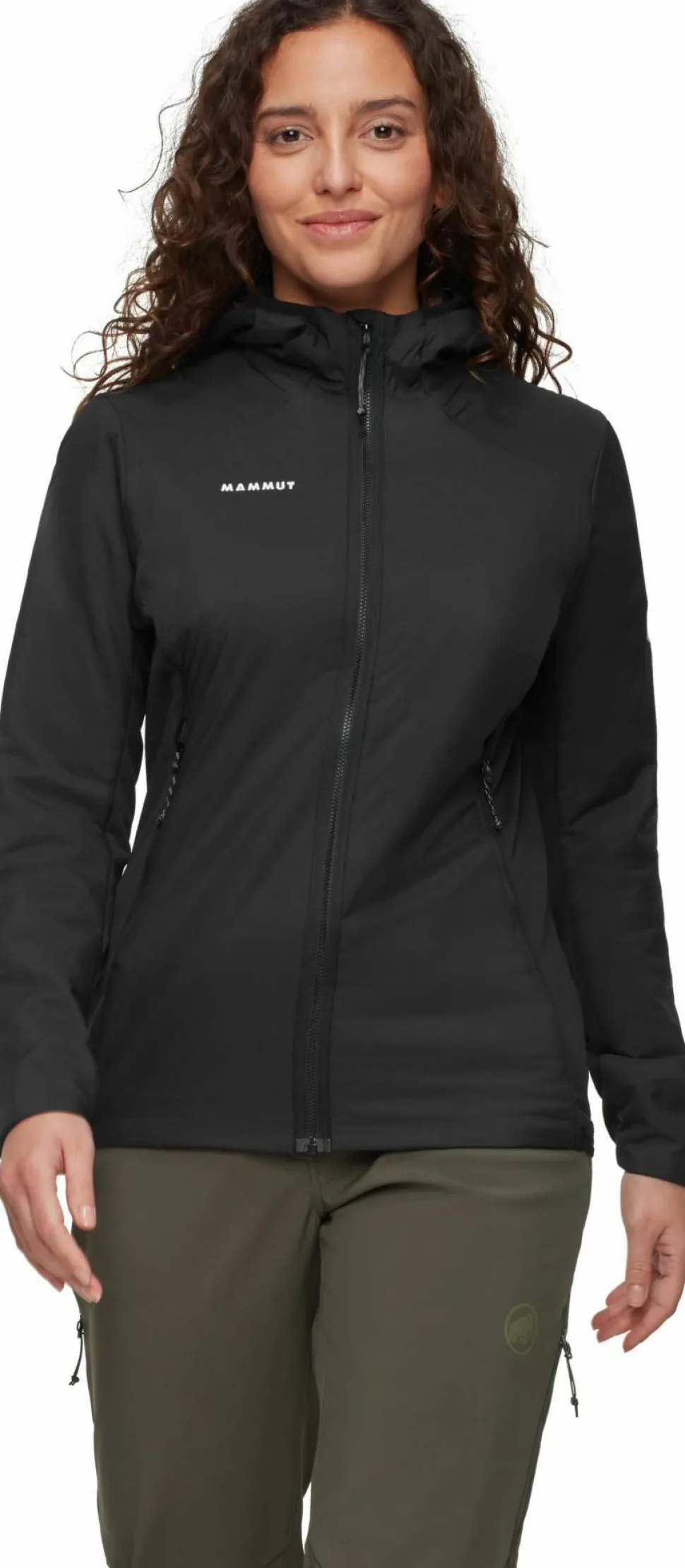 Mammut Women's Rime Air In Hybrid Hooded Jacket Black