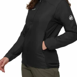 Mammut Women's Rime Air In Hybrid Hooded Jacket Black