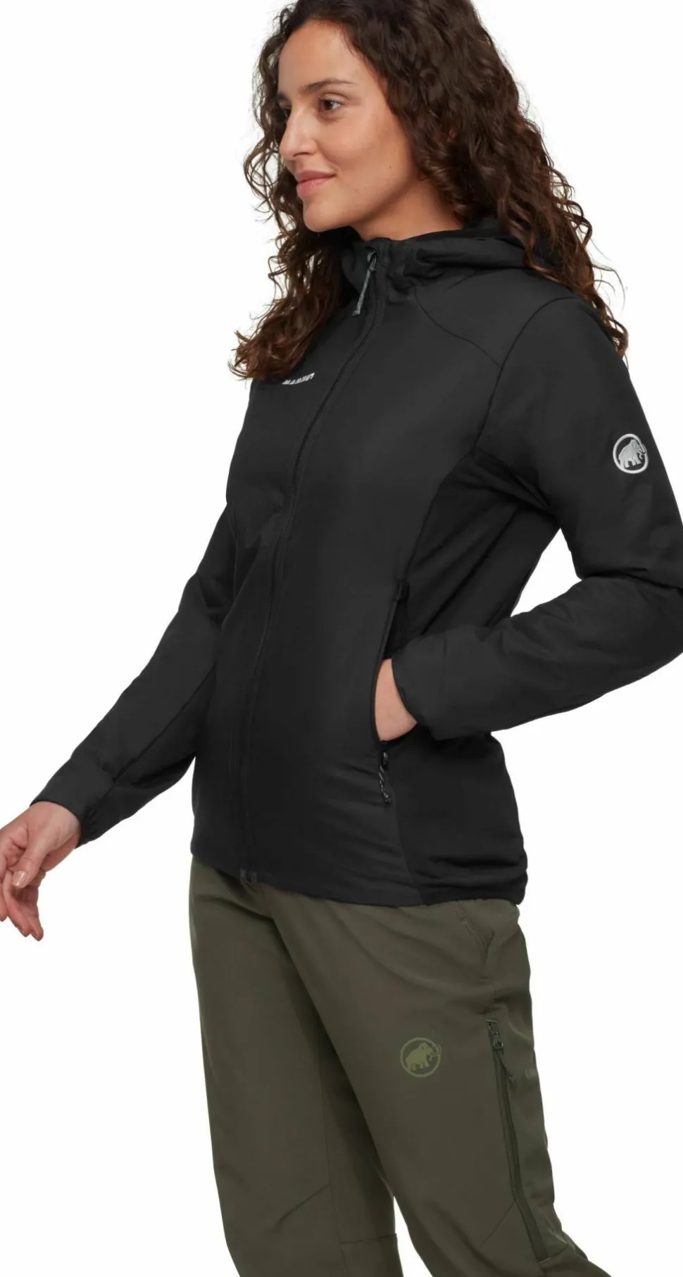 Mammut Women's Rime Air In Hybrid Hooded Jacket Black