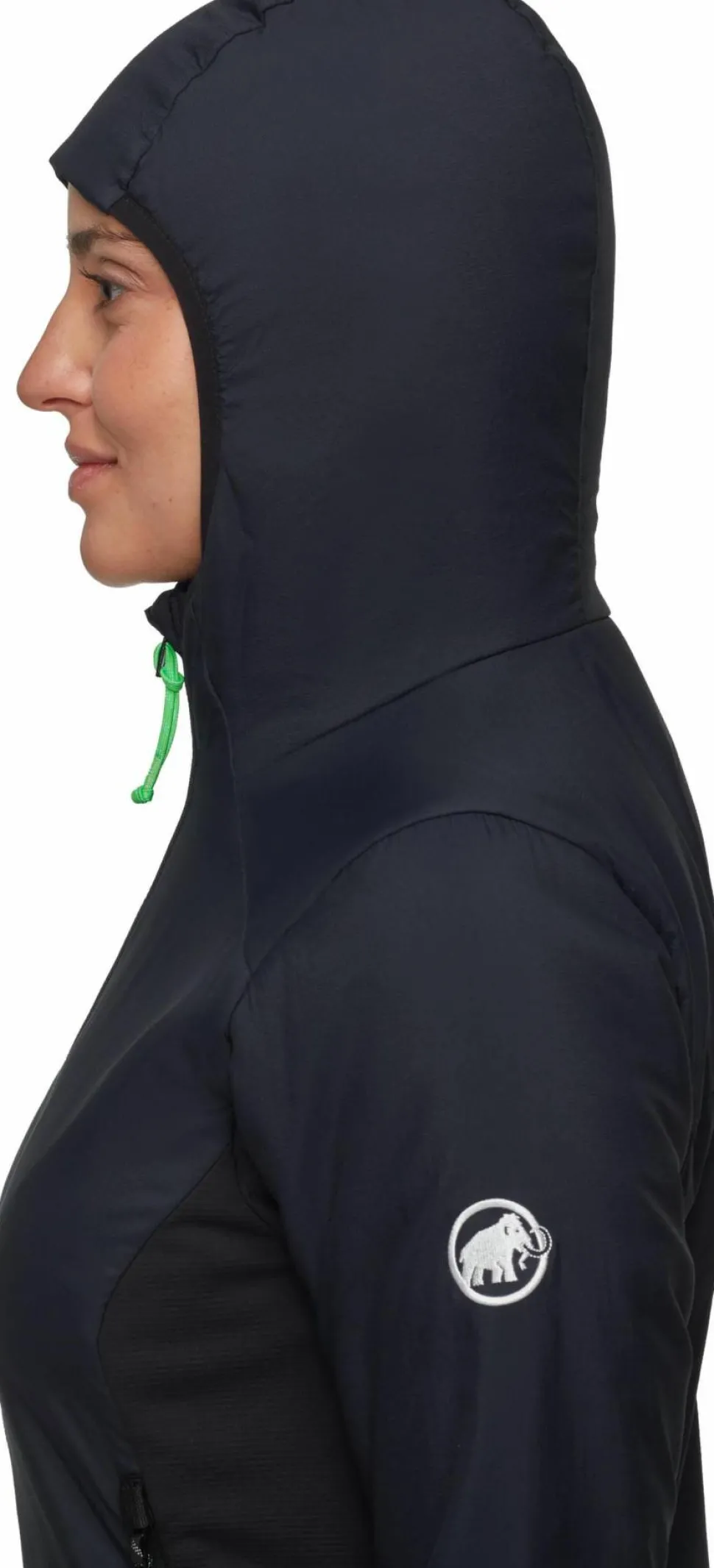 Mammut Women's Rime Air In Hybrid Hooded Jacket Black