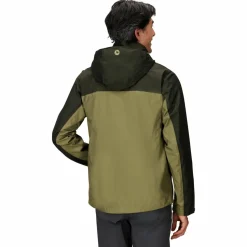 Marmot Men's Precip Eco Jacket Rosin Green/olive Grove