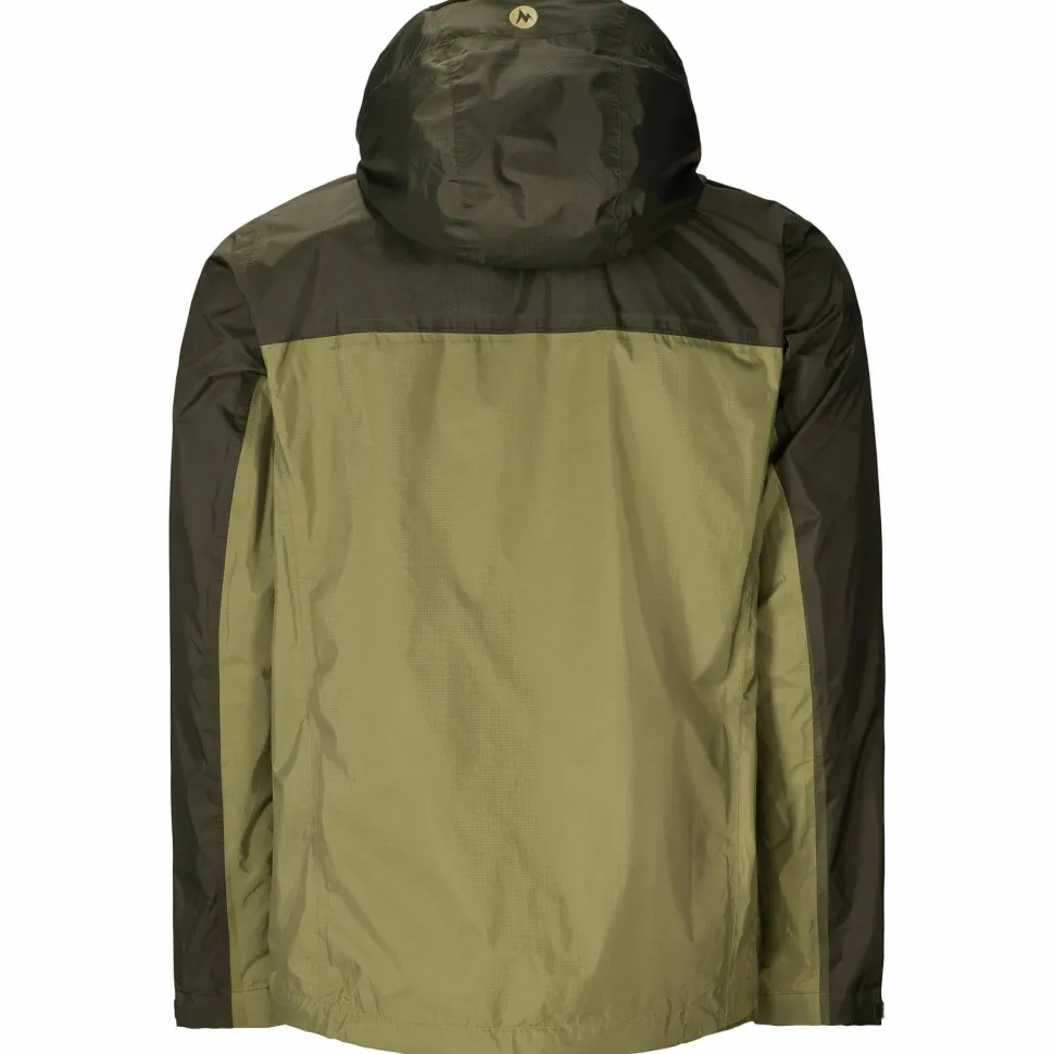 Marmot Men's Precip Eco Jacket Rosin Green/olive Grove