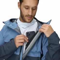 Marmot Men's Seeker Goretex Jacket Rain Cloud/thunderhead