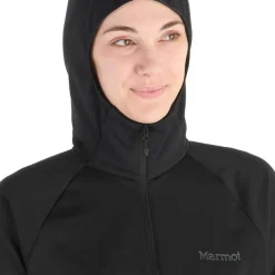 Marmot Women's Lectone Fleece Hoody Black