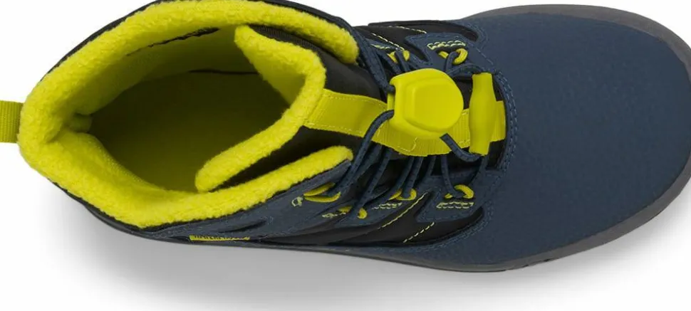 Merrell Juniors' Snow Bank 4.0 Waterproof Navy/lime