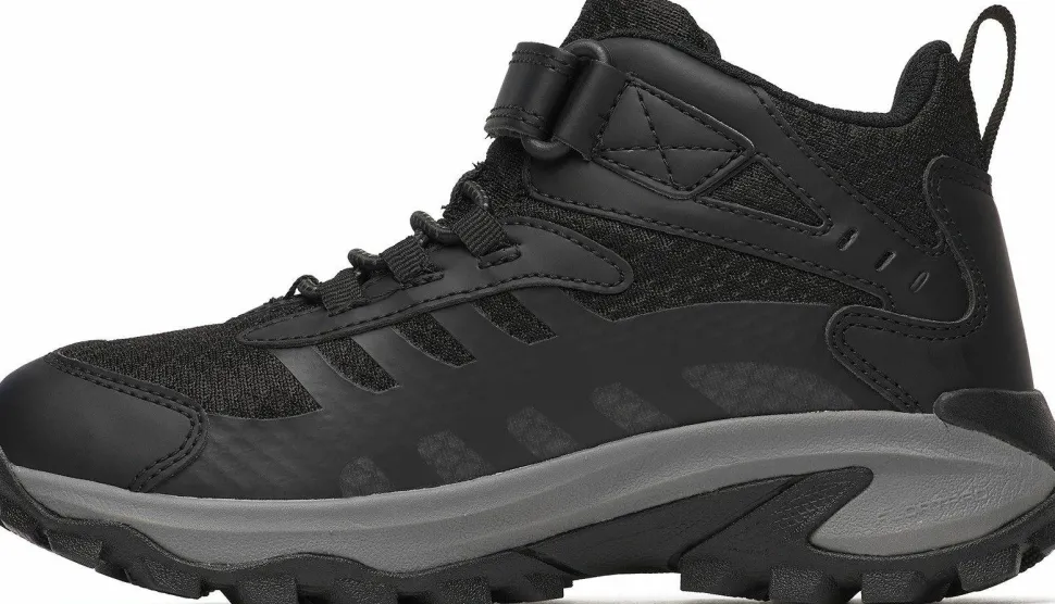 Merrell Kids' Moab Speed Mid 2 A/C Waterproof Black
