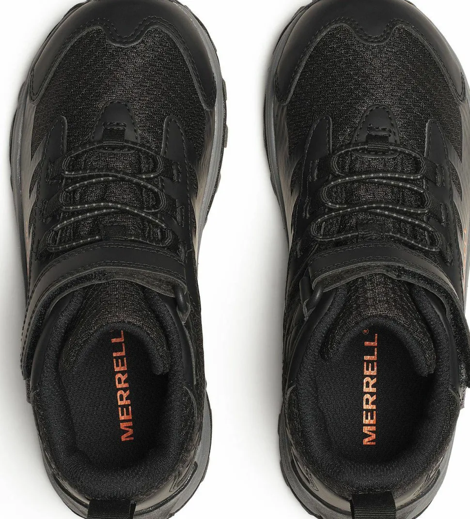 Merrell Kids' Moab Speed Mid 2 A/C Waterproof Black