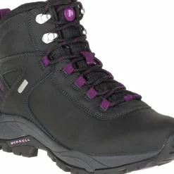 Merrell Women's Vego Mid Leather Waterproof Black/Gloxinia