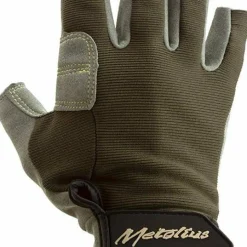 Metolius Climbing Talon Belay Glove 3/4 Gray/olive