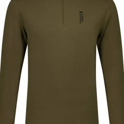 Mons Royale Men's Cascade Merino Flex 200 1/4 Zip Dark Olive