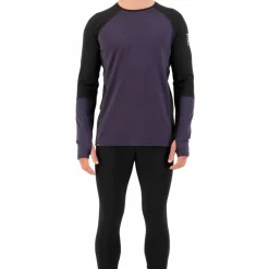 Mons Royale Men's Olympus Long Sleeve Black/Iron
