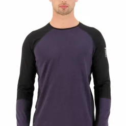 Mons Royale Men's Olympus Long Sleeve Black/Iron