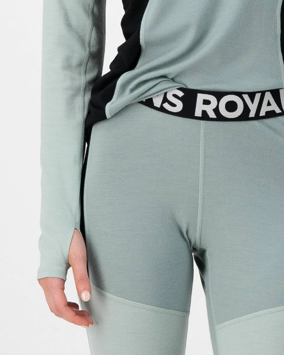 Mons Royale Women's Olympus Longsleeve Glacier/dew/black