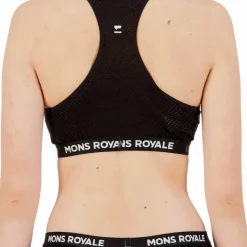 Mons Royale Women's Sierra Sports Bra Black