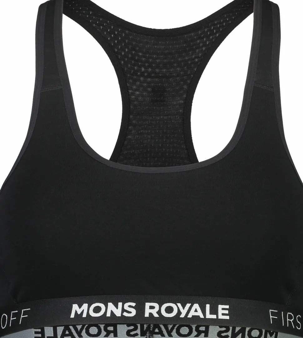 Mons Royale Women's Sierra Sports Bra Black