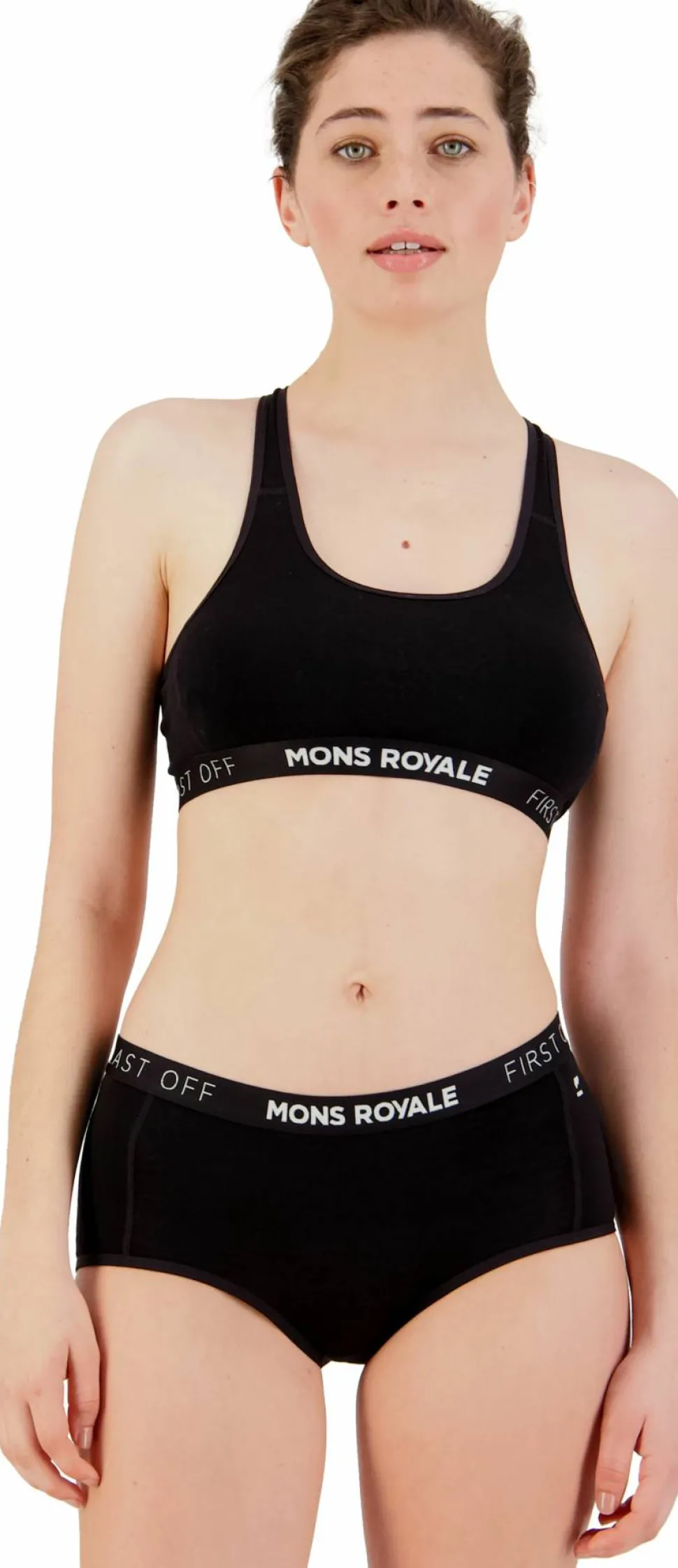 Mons Royale Women's Sierra Sports Bra Black