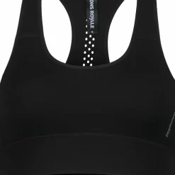 Mons Royale Women's Stratos Merino Shirt Sports Bra Black
