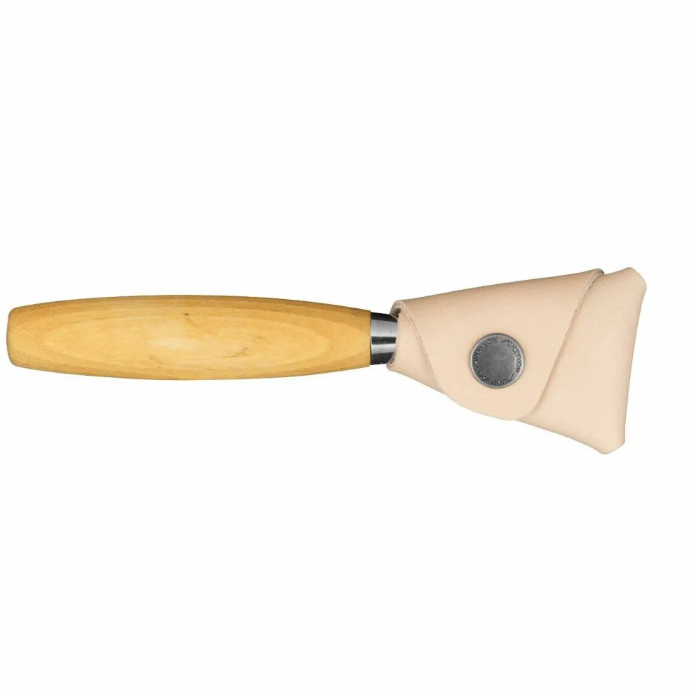 Mora Handicraft 164 Spoon Knife Stainless Right-Handed Yellow