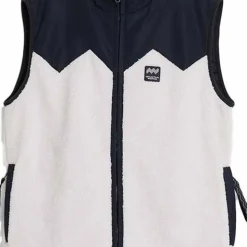 Mountain Works Unisex Pile Fleece Vest Ivory