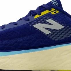 New Balance Men's Freshfoam X 1080v14 Inkwell with Silver Metallic and Ginger Lemon