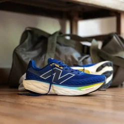 New Balance Men's Freshfoam X 1080v14 Inkwell with Silver Metallic and Ginger Lemon