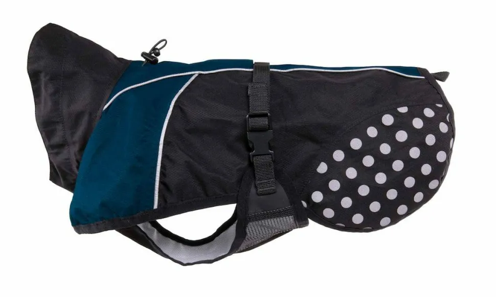 Non-stop Dogwear Beta Pro Raincoat Black/Blue