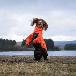 Non-stop Dogwear Fjord Overall Raincoat Orange/black