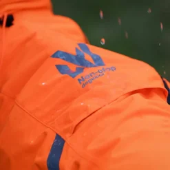 Non-stop Dogwear Fjord Overall Raincoat Orange/black