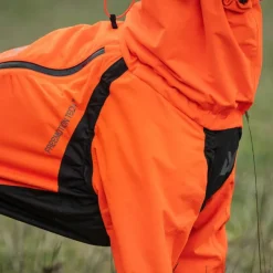 Non-stop Dogwear Fjord Overall Raincoat Orange/black
