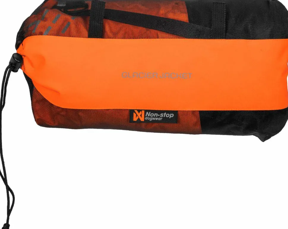 Non-stop Dogwear Glacier Dog Jacket 2.0 - Small Sizes Black/Orange
