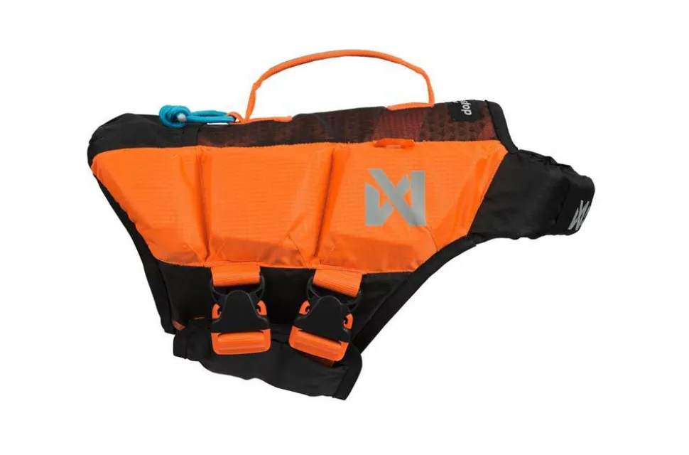 Non-stop Dogwear Protector Life Jacket Size 2-4 Black/Orange