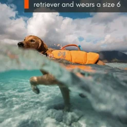 Non-stop Dogwear Protector Life Jacket Size 2-4 Black/Orange