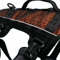 Non-stop Dogwear Rock Harness Long XL Black/Orange