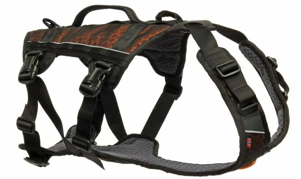Non-stop Dogwear Rock Harness Long XL Black/Orange