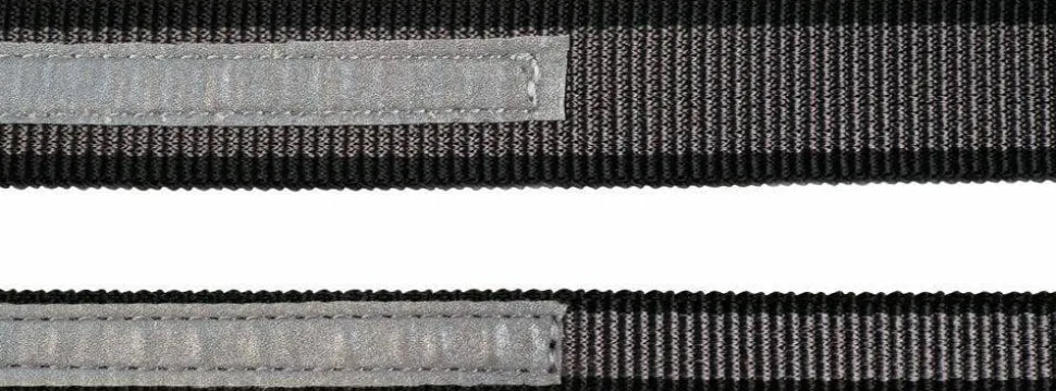 Non-stop Dogwear Touring Bungee Leash 2m/13mm, Screw-Lock grey