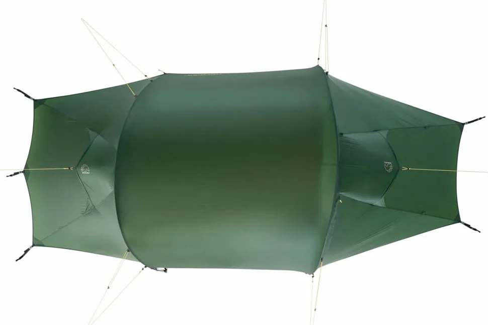 Nordisk Halland 2 LW (2.0) Tent Black Forest Green