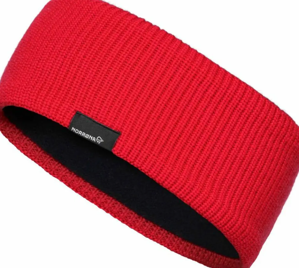 Norrøna /29 Heavy Merinoull Headband Watermelon