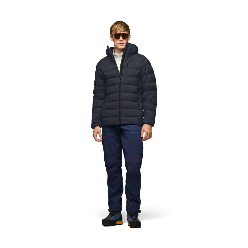 Norrøna Men's Femund Down700 Zip Hood Caviar Black