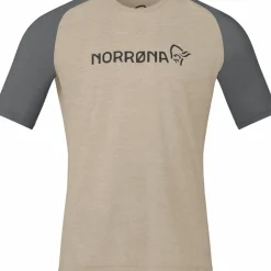 Norrøna Men's Fjørå Equaliser Lightweight T-Shirt Winter Twig/Beluga