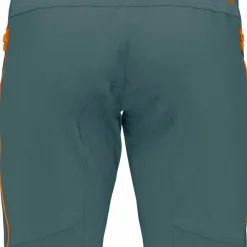 Norrøna Men's Fjørå Flex1 Heavy Duty Shorts North Atlantic/Orange Popsicle