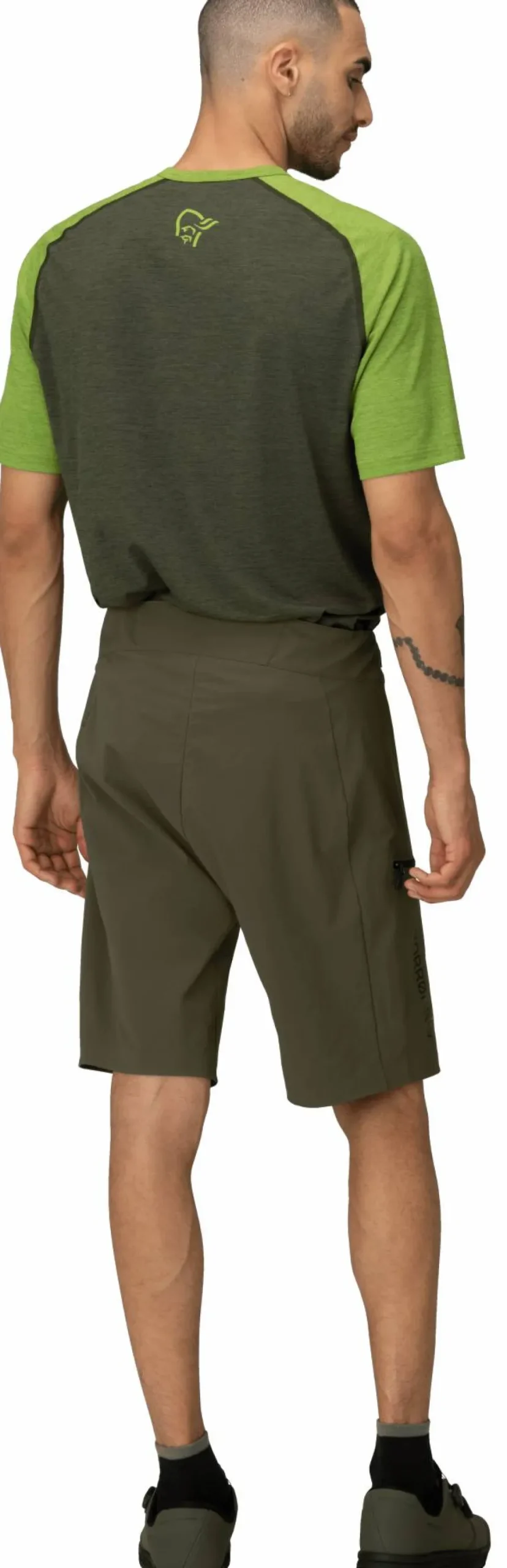 Norrøna Men's Fjørå Flex1 Light Shorts Olive Night