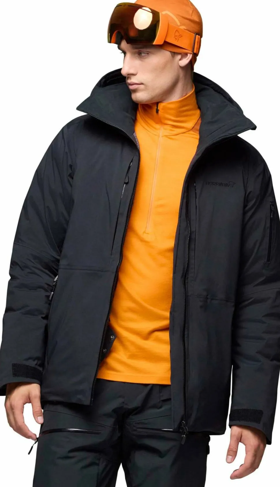 Norrøna Men's Lofoten GORE-TEX Down800 Jacket Caviar Black