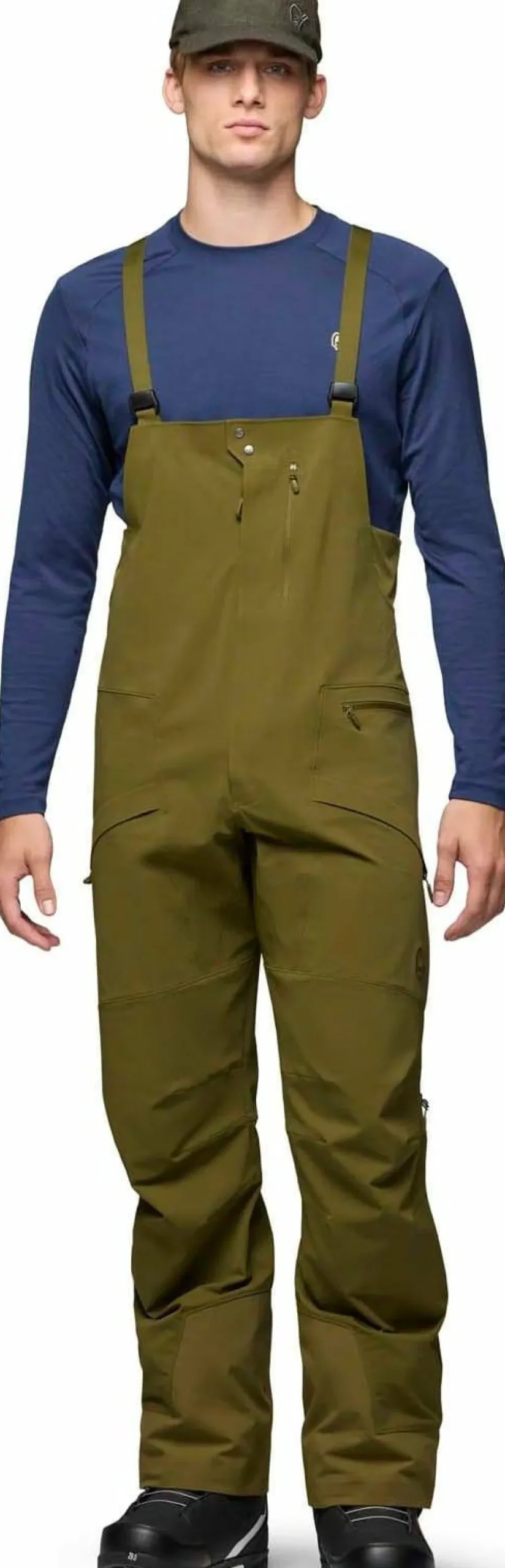Norrøna Men's Møre GORE-TEX Salopette Dark Olive