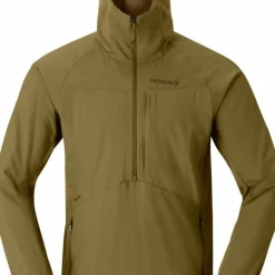 Norrøna Men's Møre Octa Zip Hood Dark Olive